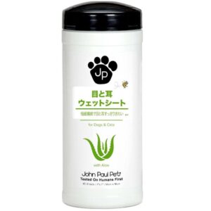 ジョンポールペット 耳&目ウェットシート 1ボトル(45枚)