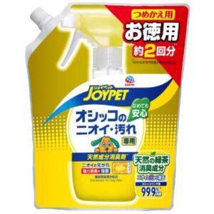 JOYPET 天然消臭剤オシッコのニオイ・汚れ専用詰替ジャンボパック 450ml